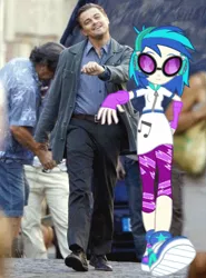 Size: 400x542 | Tagged: safe, derpibooru import, vinyl scratch, equestria girls, leonardo dicaprio, meme, strut, strutting leo, strutting vinyl