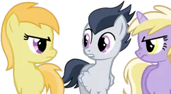 Size: 666x366 | Tagged: artist:dreamcasterpegasus, derpibooru import, dinky hooves, noi, nose wrinkle, older, rumble, safe, teenager