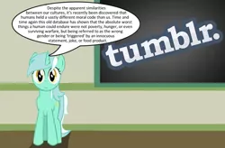 Size: 887x583 | Tagged: chalkboard, derpibooru import, human studies101 with lyra, lyra got it right, lyra heartstrings, meme, safe, tumblr