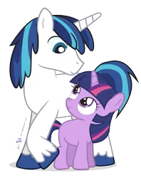 Size: 665x840 | Tagged: artist:dm29, cute, derpibooru import, duo, filly, julian yeo is trying to murder us, safe, shining adorable, shining armor, simple background, transparent background, twiabetes, twilight sparkle