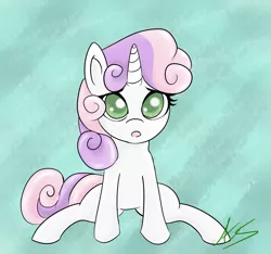 Size: 3780x3540 | Tagged: artist:amaranthialunaris, cute, derpibooru import, looking at you, :o, sad, safe, solo, sweetie belle