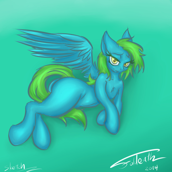 Size: 950x950 | Tagged: safe, artist:foldeath, derpibooru import, oc, unofficial characters only, pegasus, pony, solo