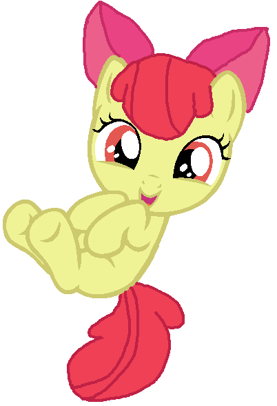 Size: 402x588 | Tagged: safe, artist:mmdfantage, derpibooru import, apple bloom, earth pony, pony, adorabloom, base used, cute, diabetes, female, filly, gray background, looking at you, on back, open mouth, simple background, smiling, solo, underhoof
