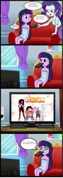 Size: 714x2009 | Tagged: safe, artist:madmax, derpibooru import, edit, rarity, twilight sparkle, equestria girls, cartoon network, comic, exploitable meme, i pity the dead who can no longer know such joys, meme, nickelodeon, obligatory pony, steven quartz universe, steven universe, subverted meme, tv meme, what's wrong with this place