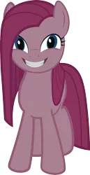 Size: 1261x2449 | Tagged: artist:j5a4, creepy, derpibooru import, grin, looking at you, pinkamena diane pie, pinkie pie, safe, simple background, smiling, solo, transparent background, vector