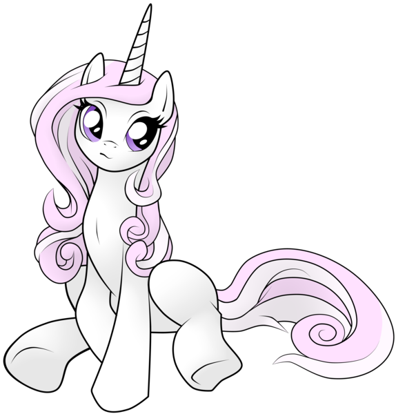 Size: 8617x9000 | Tagged: absurd resolution, artist:amorecadenza, artist:kp-shadowsquirrel, blank flank, derpibooru import, fleur-de-lis, safe, simple background, sitting, solo, transparent background, underhoof, vector