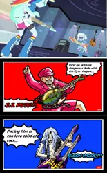 Size: 523x841 | Tagged: safe, derpibooru import, rainbow dash, trixie, equestria girls, guitar centered, rainbow rocks, bass battle, elite beat agents, meme, rhythm game