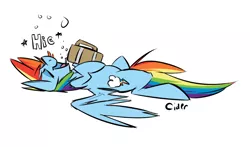 Size: 772x453 | Tagged: artist:cider, cider, cider dash, derpibooru import, drunk, drunker dash, rainbow dash, safe, solo