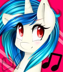 Size: 838x954 | Tagged: safe, artist:cinnamonh3artz, derpibooru import, vinyl scratch, portrait, solo