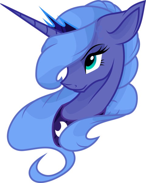 Size: 1944x2428 | Tagged: artist:gray-gold, artist:probablyfakeblonde, bust, derpibooru import, floppy ears, frown, portrait, princess luna, s1 luna, safe, shy, simple background, solo, svg, transparent background, vector