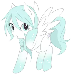 Size: 435x450 | Tagged: safe, artist:snowshine-pony, derpibooru import, oc, oc:snow shine, unofficial characters only, pegasus, pony, solo