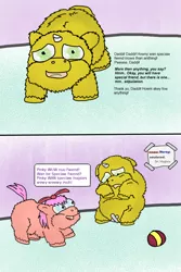 Size: 800x1200 | Tagged: 2 panel comic, artist:big baybeh, castration, comic, crying, derpibooru import, fluffy pony, fluffy pony grimdark, grimdark, trolling