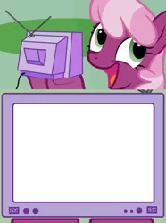 Size: 564x760 | Tagged: artist:moongazeponies, cheerilee, derpibooru import, exploitable, exploitable meme, meme, obligatory pony, safe, smiling, solo, template, tv meme