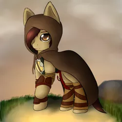 Size: 2000x2000 | Tagged: artist:quin, crossover, dark souls, dark souls 2, derpibooru import, emerald herald, majula, ponified, safe, solo