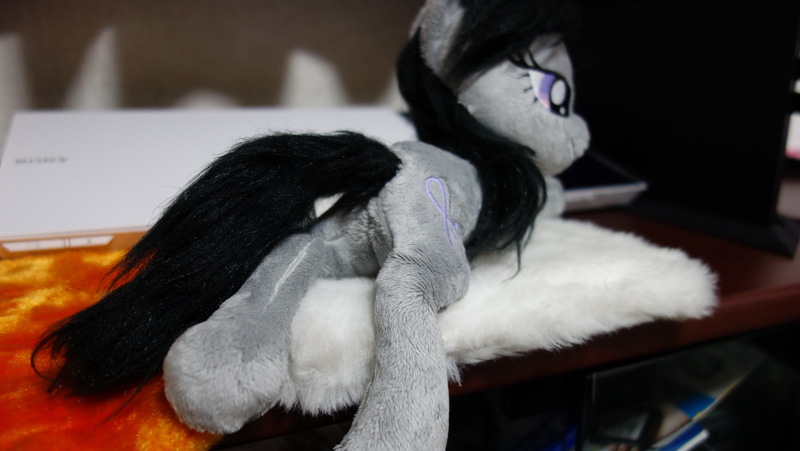 Size: 1472x829 | Tagged: artist needed, derpibooru import, irl, octavia melody, photo, plushie, safe