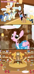 Size: 1236x2699 | Tagged: aaron pony, artist:shinta-girl, background pony, beaude mane, bruce mane, clock, comic, cruise ship, derpibooru import, english, fancypants, fleur-de-lis, french, julie mccoy, lyrica lilac, masquerade, oc, oc:shinta pony, orange blossom, perfect pace, ponified, prim posy, royal ribbon, safe, sailor ponies, sailor uniform, serena, spanish, swan dive, swan song, upper crust