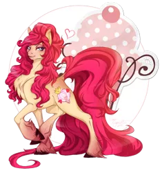 Size: 1024x1090 | Tagged: artist:cigarscigarettes, derpibooru import, oc, oc:pink fluff, safe, solo, unofficial characters only, unshorn fetlocks