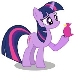 Size: 2981x2857 | Tagged: safe, artist:segfaultd, derpibooru import, twilight sparkle, bird, pony, unicorn, a canterlot wedding, raised hoof, simple background, solo, transparent background, unicorn twilight, vector