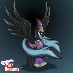 Size: 1280x1280 | Tagged: safe, artist:dreadcoffins, derpibooru import, ponified, pegasus, pony, dw jin, dynasty warriors, romance of the three kingdoms, sima yi, solo, wei