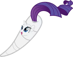 Size: 7602x6000 | Tagged: absurd resolution, artist:bucketofwhales, carrot, derpibooru import, not salmon, open mouth, pony carrot, rarity, safe, simple background, smiling, solo, species swap, transparent background, wat