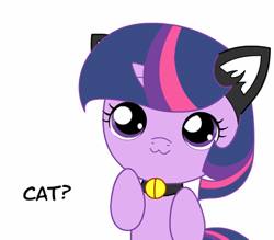Size: 400x350 | Tagged: safe, artist:jdan-s, derpibooru import, twilight sparkle, pony, :3, animated, bell, bell collar, bipedal, cat bell, cat ears, collar, cute, dancing, female, filly, filly twilight sparkle, kitty cat dance, smiling, solo, twiabetes, twilight cat, weapons-grade cute, wink, younger