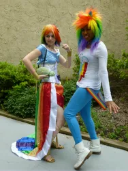 Size: 3456x4608 | Tagged: 2013, animenext, artist:avalon-cosplay, artist needed, convention, cosplay, derpibooru import, human, irl, irl human, photo, rainbow dash, safe