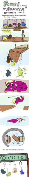 Size: 833x5000 | Tagged: grimdark, artist:jberg360, derpibooru import, earth pony, fluffy pony, pegasus, pony, unicorn, comic:fluffy runner, ambiguous gender, asphyxiation, comic, comic sans, drowning, falling, female, fluffy pony death, fluffy pony drowns, fluffy pony foals, fluffy pony grimdark, fluffy pony mother, flying