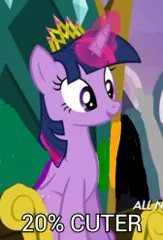 Size: 168x247 | Tagged: safe, derpibooru import, edit, screencap, twilight sparkle, twilight sparkle (alicorn), alicorn, pony, trade ya, 1000 hours in ms paint, alicorn drama, background pony strikes again, bad edit, caption, drama, irony, ms paint, new crown, solo