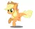 Size: 848x718 | Tagged: safe, artist:flash equestria photography, artist:karpet-shark, artist:lim, derpibooru import, applejack, original species, shark, shark pony, twily-daily, appleshark, image, png, race swap, sharkified, smiling, solo, species swap, tongue out