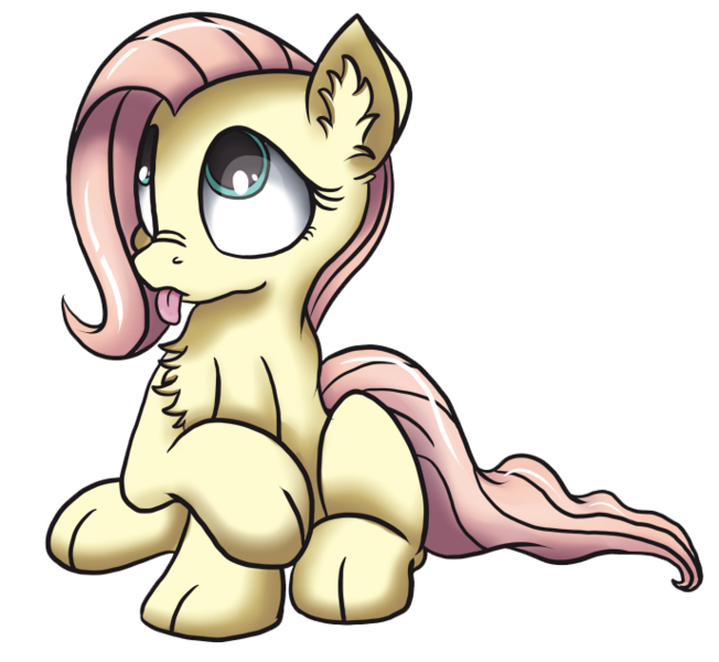 Size: 689x634 | Tagged: safe, artist:mistydash, derpibooru import, fluttershy, cat, :p, catified, chest fluff, cute, ear fluff, fluttercat, looking up, nose wrinkle, shyabetes, simple background, sitting, solo, species swap, tongue out, transparent background