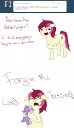 Size: 750x1280 | Tagged: safe, derpibooru import, roseluck, ask, comic, rosereplies, solo, tumblr