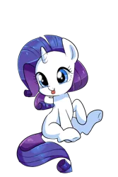 Size: 600x900 | Tagged: safe, artist:kkuyo, derpibooru import, rarity, :p, cute, raised hoof, raribetes, simple background, sitting, smiling, solo, tongue out, transparent background, underhoof, vector, weapons-grade cute