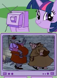 Size: 563x771 | Tagged: derpibooru import, disney, exploitable meme, friar tuck, meme, movie, obligatory pony, robin hood, safe, sheriff, sheriff of nottingham, tv meme, twiface, twilight sparkle