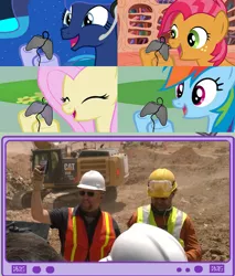 Size: 782x916 | Tagged: derpibooru import, et, exploitable meme, fluttershy, meme, obligatory pony, princess luna, rainbow dash, safe, tv meme