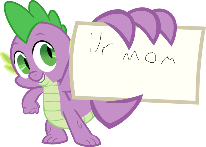 Size: 1280x917 | Tagged: artist:bobthelurker, edit, exploitable meme, grin, meme, safe, simple background, smiling, solo, spike, spike at your service, spike card meme, transparent background, vector, your mom