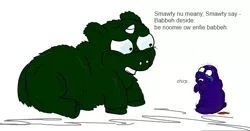 Size: 679x356 | Tagged: artist:big baybeh, crying, derpibooru import, fluffy pony, fluffy pony foal, fluffy pony grimdark, implied cannibalism, implied foalcon, implied sex, poop, sadistic choice, semi-grimdark, smarty friend, suggestive