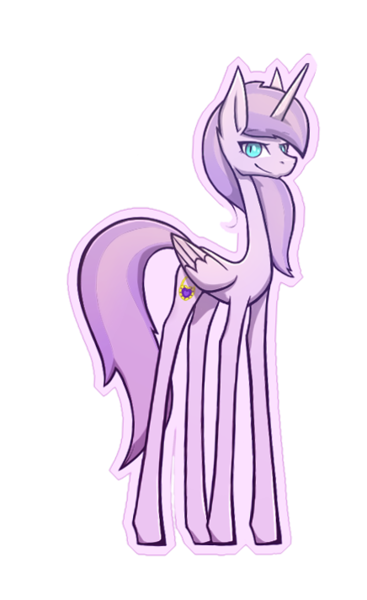 Size: 436x712 | Tagged: safe, artist:kathyatipton, derpibooru import, oc, oc:princess crystal, unofficial characters only, alicorn, pony, alicorn oc, solo
