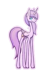 Size: 436x712 | Tagged: safe, artist:kathyatipton, derpibooru import, oc, oc:princess crystal, unofficial characters only, alicorn, pony, alicorn oc, solo