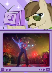 Size: 538x743 | Tagged: 70s, dance fever, derpibooru import, disco, exploitable meme, john travolta, meme, obligatory pony, safe, saturday night fever, tony manero, tv meme