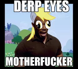 Size: 758x668 | Tagged: safe, derpibooru import, derpy hooves, pegasus, pony, dexter, exploitable meme, female, james doakes, language, mare, meme, surprise motherfucker, vine video, vulgar