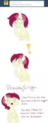 Size: 750x1920 | Tagged: safe, derpibooru import, roseluck, ask, comic, rosereplies, solo, tumblr