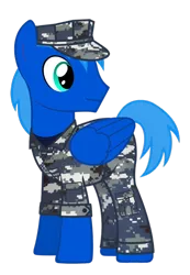 Size: 744x1074 | Tagged: safe, artist:totallynotabronyfim, derpibooru import, oc, unofficial characters only, pegasus, pony, clothes, hooves, military, navy, nwu, solo, uniform