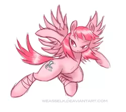 Size: 1004x895 | Tagged: safe, artist:weasselk, derpibooru import, ponified, pegasus, pony, anime, crossover, magi: the labyrinth of magic, morgiana, solo