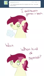 Size: 750x1280 | Tagged: ask, comic, roseluck, rosereplies, safe, solo, tumblr