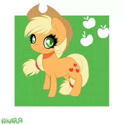 Size: 900x900 | Tagged: applejack, artist:akara-art, derpibooru import, safe, solo