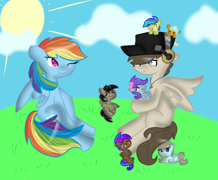 Size: 983x813 | Tagged: artist:tf2pony, derpibooru import, rainbow dash, safe, scout, team fortress 2, tf2 spray