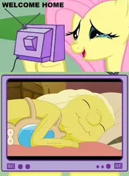 Size: 563x771 | Tagged: adventure time, derpibooru import, exploitable meme, feels, fluttercry, fluttershy, lemonhope, meme, obligatory pony, safe, tv meme