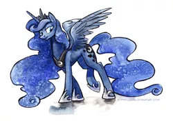 Size: 959x676 | Tagged: safe, artist:kenket, artist:spainfischer, derpibooru import, princess luna, solo