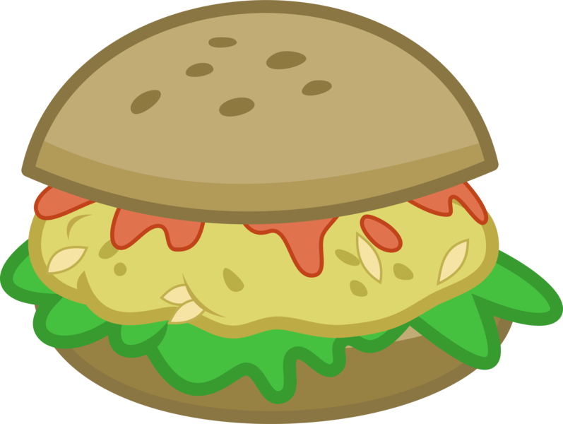Size: 9296x7000 | Tagged: absurd resolution, artist:chainchomp2, burger, food, oat burger, resource, safe, simple background, .svg available, trade ya, transparent background, vector
