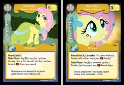 Size: 691x476 | Tagged: safe, derpibooru import, fluttershy, canterlot nights, ccg, enterplay, mlp trading card game